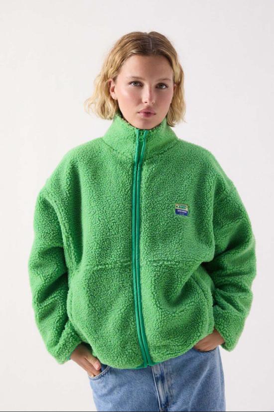  아메리칸 빈티지 자켓 호크타운 지퍼업 플리스 재킷 야자수 - AMERICAN VINTAGE