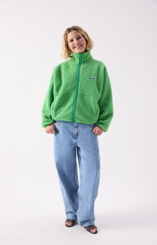  아메리칸 빈티지 자켓 호크타운 지퍼업 플리스 재킷 야자수 - AMERICAN VINTAGE