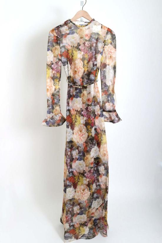  짐머만 롱 원피스 알케미 쉬스 드레스