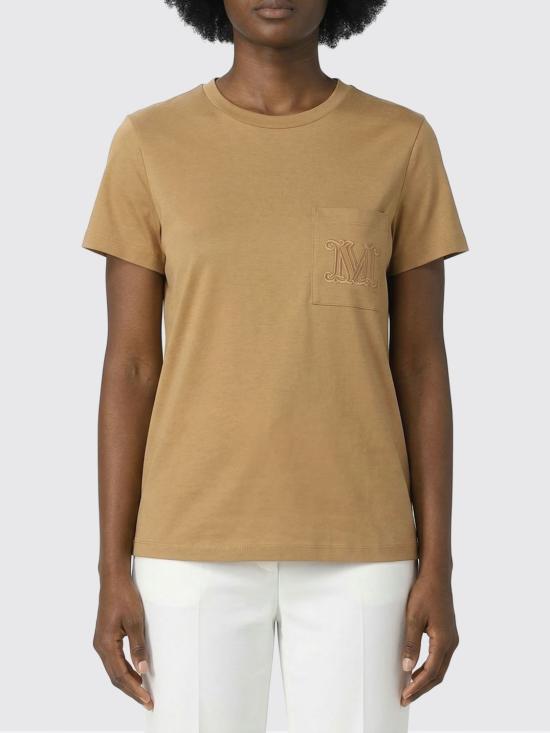 26SS 막스마라 반팔 티셔츠 PAPAIA 008 Brown - MAX MARA