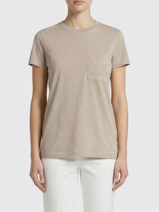 26SS 막스마라 반팔 티셔츠 PAPAIA 002 Beige - MAX MARA