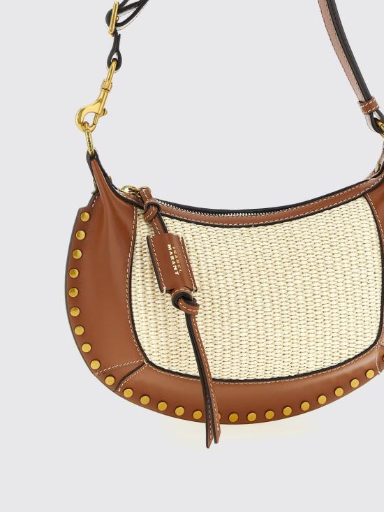 26SS 이자벨마랑 오스칸 문 숄더백 PP0003FBD1X17M NLCG Brown - ISABEL MARANT