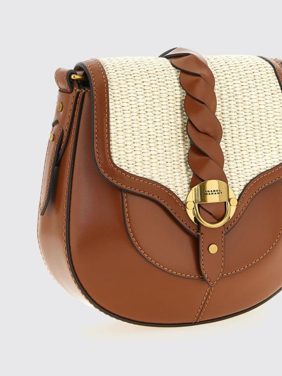 26SS 이자벨마랑 토트백 BF0099FAD1C18M CONL Brown - ISABEL MARANT
