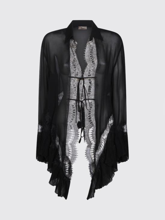 26SS 블루마린 셔츠 2C444A N0990 Black - BLUMARINE