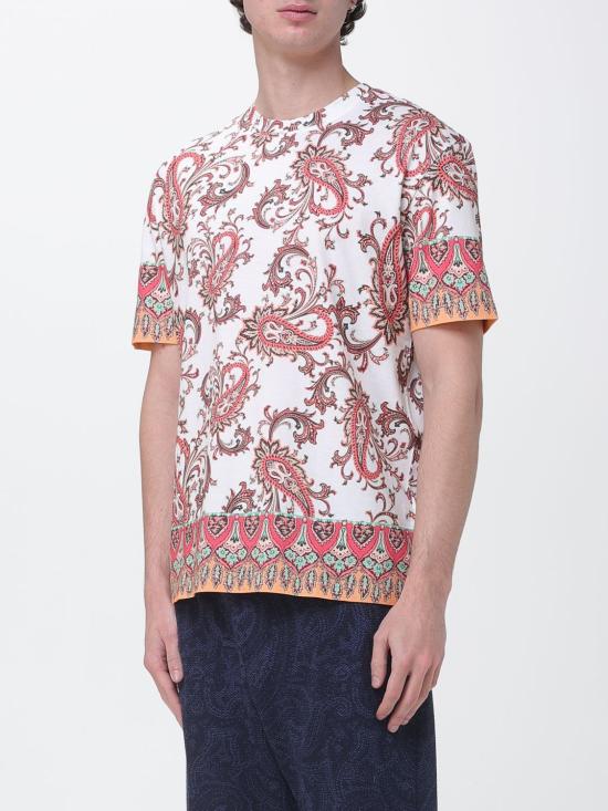 26SS 에트로 반팔 티셔츠 MRMA0002AKG39 X0803 Grey - ETRO