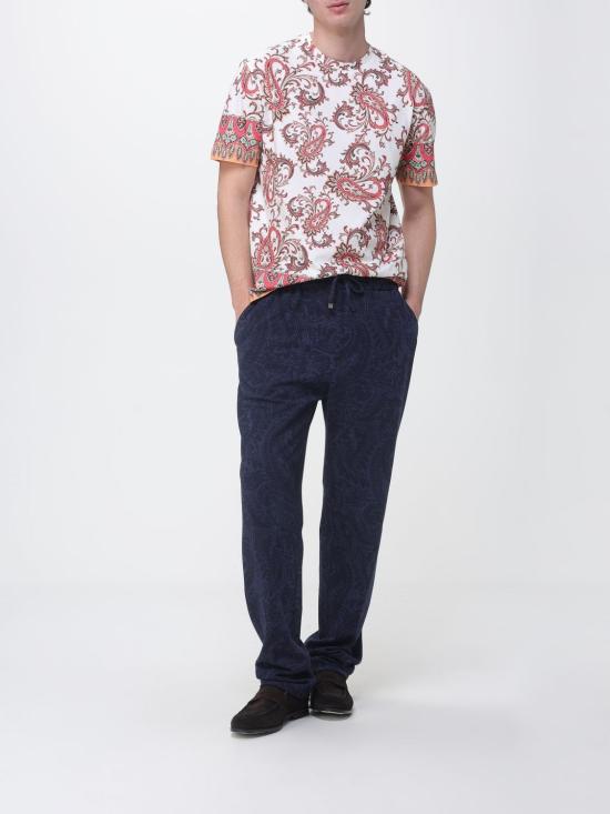 26SS 에트로 반팔 티셔츠 MRMA0002AKG39 X0803 Grey - ETRO