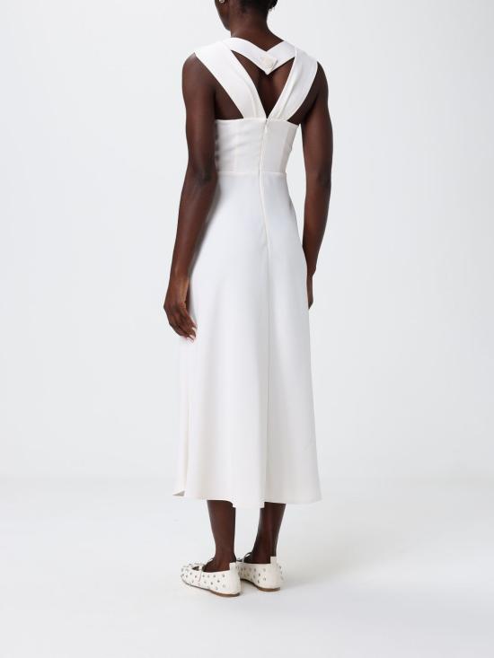 26SS 알마니 롱 원피스 XW001824AF16125 U1003 Yellow Cream - ARMANI