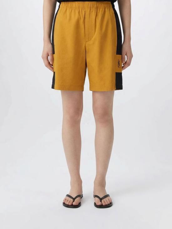 26SS 생로랑 숏팬츠 858566YZ9GA 7600 Yellow