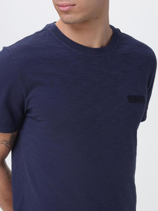 26SS 돈답 반팔 티셔츠 US371JF0195UMI7 890 Blue - DONDUP