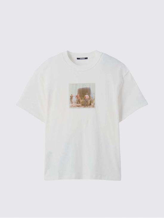 26SS 자크뮈스 반팔 티셔츠 TSM00595AJ00256 1NU White