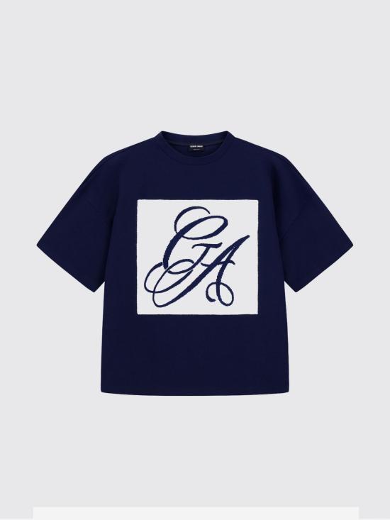 26SS 조르지오 아르마니 반팔 티셔츠 GM003601TE21047 UB102 Navy