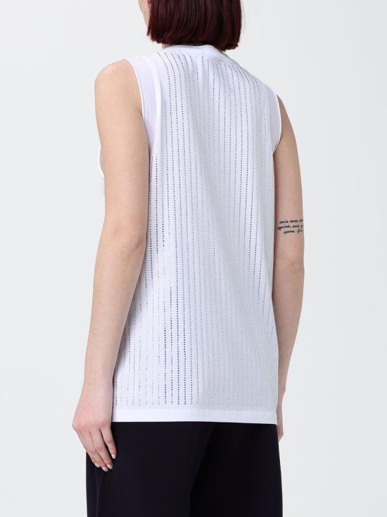 26SS 엠포리오 아르마니 민소매 티셔츠 EW003602AF10003 U0002 White - EMPORIO ARMANI