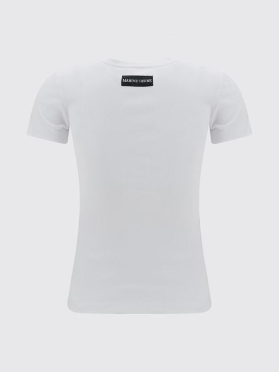 26SS 마린세르 반팔 티셔츠 WTT012ACJER0008 WH10 White - MARINE SERRE
