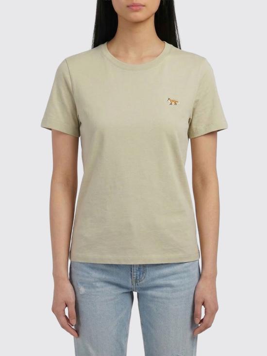 26SS 메종키츠네 베이비 폭스 레귤러 티셔츠 PW00115KJ7026 0450 Green