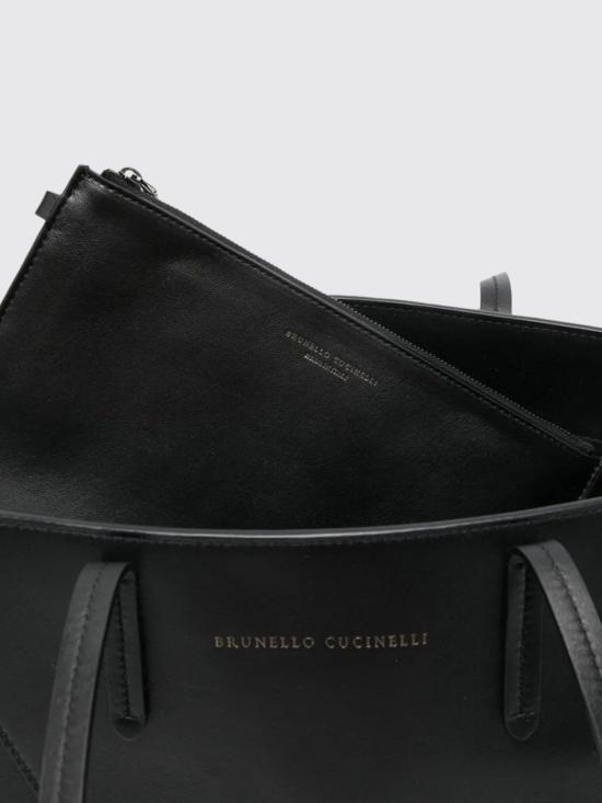 26SS 브루넬로 쿠치넬리 토트백 MBXAD2573 C101 Black - BRUNELLO CUCINELLI
