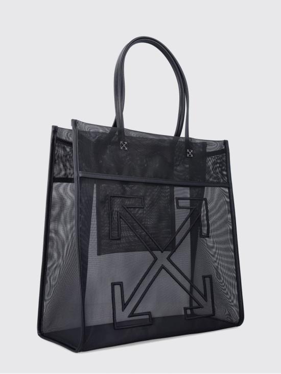 26SS 오프화이트 토트백 OWNA23FS26FAB001 1010 Black - OFF WHITE