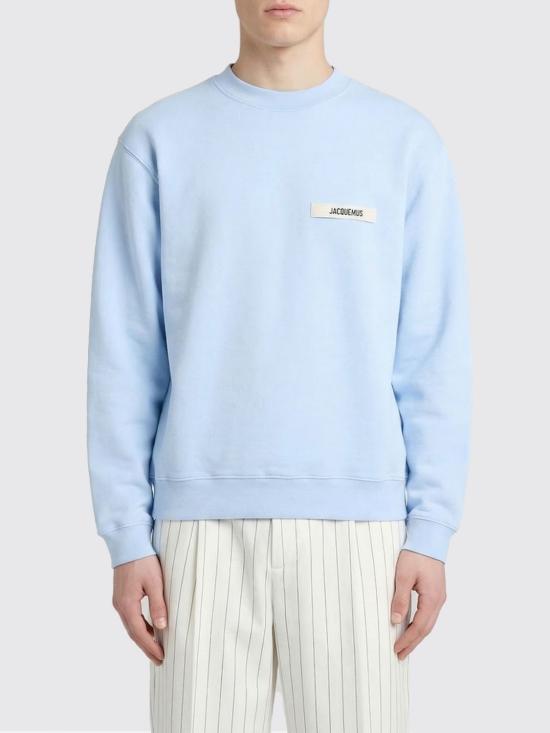 26SS 자크뮈스 그로그랭 스웨트 셔츠 SSM00206AJ00126 321 Gnawed Blue - JACQUEMUS