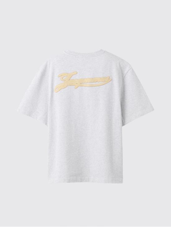 26SS 자크뮈스 반팔 티셔츠 TSW00593AJ00045 9CI Grey - JACQUEMUS