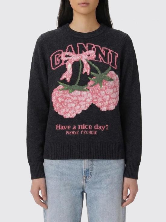 26SS 가니 스웨터 A1070276 252 Charcoal