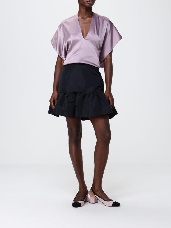 26SS 니나리찌 스커트 26PCJU018PL0440 U9000 Black - NINA RICCI