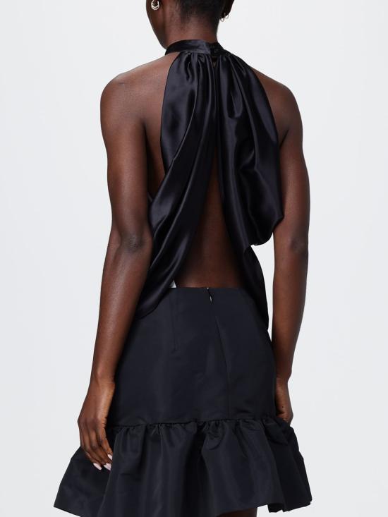 26SS 니나리찌 블라우스 26PCTO002SE1415 U9000 Black - NINA RICCI