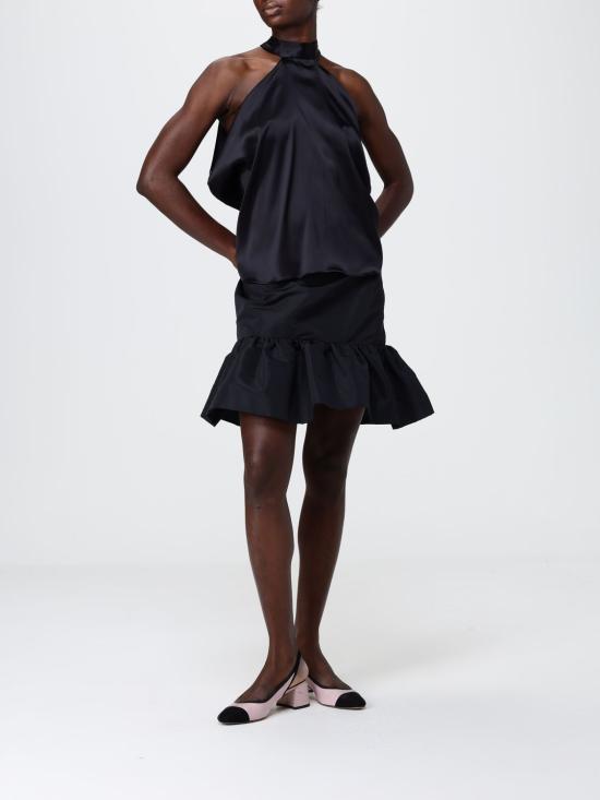 26SS 니나리찌 블라우스 26PCTO002SE1415 U9000 Black - NINA RICCI