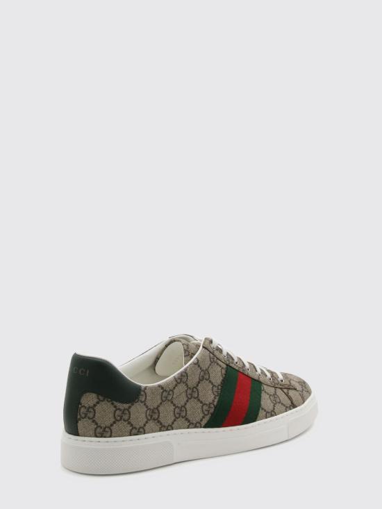 26SS 구찌 에이스 웹 스니커즈 760775FACMZ 9746 Beige - GUCCI