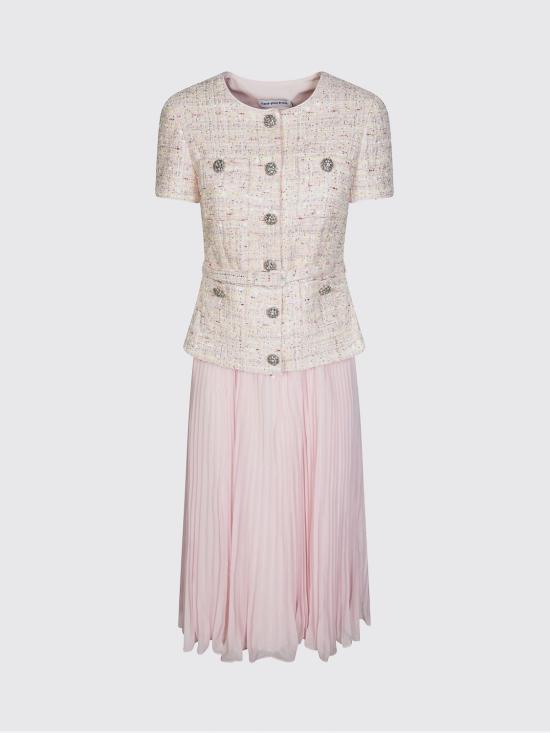 26SS 셀프 포트레이트 롱 원피스 SS26164MP PINK Blush Pink - SELF PORTRAIT