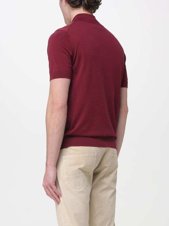 26SS 파올로페코라 폴로 티셔츠 A054F200 4469 Burgundy - PAOLO PECORA