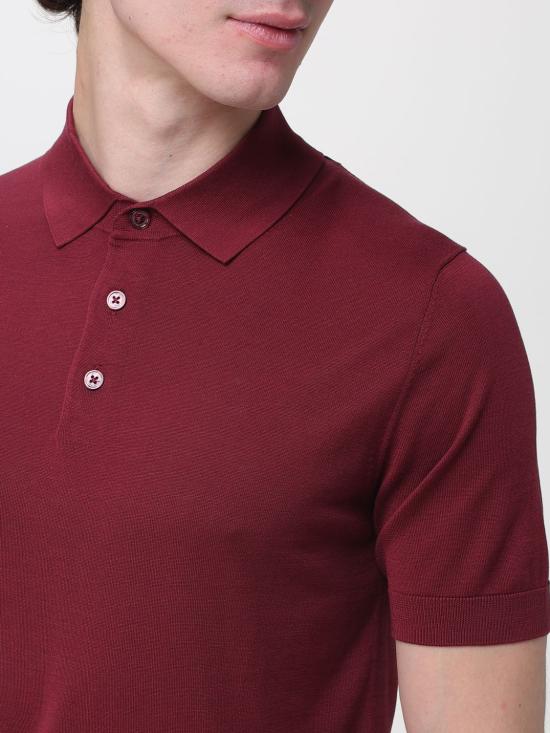 26SS 파올로페코라 폴로 티셔츠 A054F200 4469 Burgundy - PAOLO PECORA
