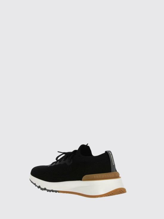 26SS 브루넬로 쿠치넬리 스니커즈 MZUPMB0252 CIK10 Black - BRUNELLO CUCINELLI