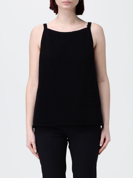 26SS 자노네 민소매 티셔츠 855018ZA484 Z0015 Black