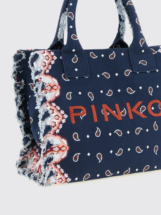 26SS 핑코 토트백 106673A3B7 GA0Q Blue - PINKO