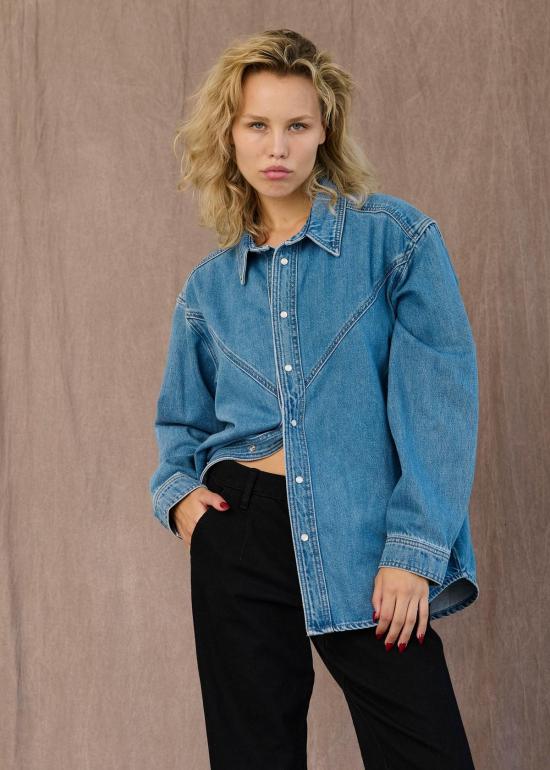  TT Studios 데님 셔츠 Tt 스튜디오 어셔 셔츠 메인 스트리트 - TT STUDIOS