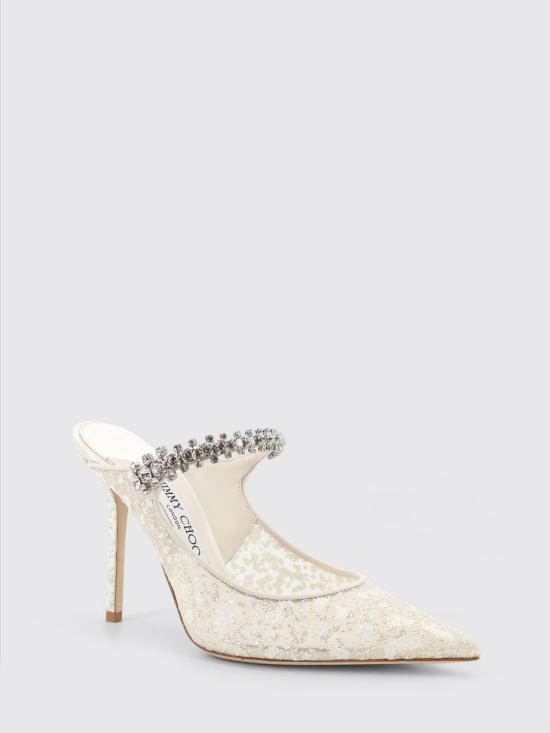 26SS 지미추 힐/펌프스 BING100GJD SILVER White - JIMMY CHOO