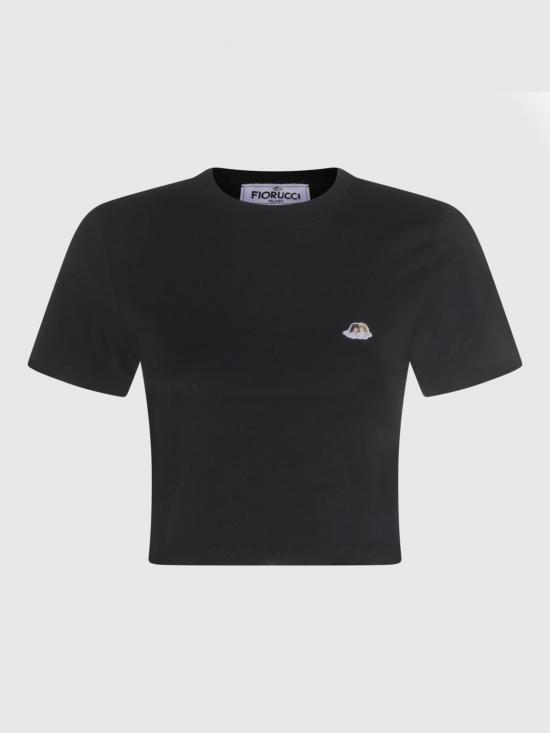 26SS 피오루찌 반팔 티셔츠 W02FPTSH094CJ03 BK01 Black 1 - FIORUCCI