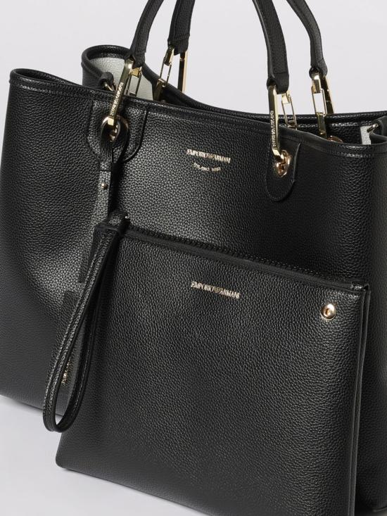 26SS 엠포리오 아르마니 MYEA 미디엄 쇼퍼백 EW000360AF12103 MC032 Black - EMPORIO ARMANI