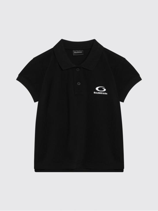 26SS 발렌시아가 폴로 티셔츠 858098TTVT8 1070 Black - BALENCIAGA