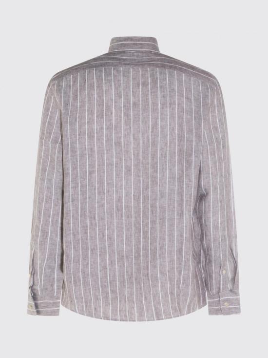 26SS 브루넬로 쿠치넬리 셔츠 MA6860627 C146 Brown - BRUNELLO CUCINELLI