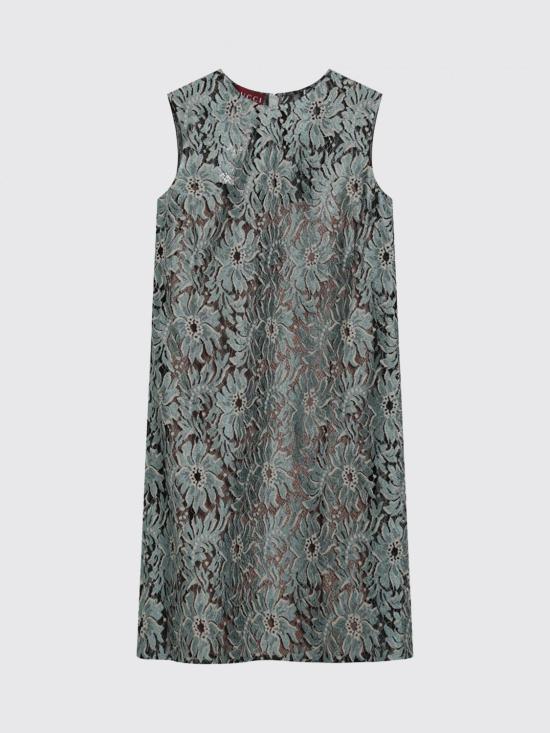 26SS 구찌 롱 원피스 857547ZAUKW 3043 Green - GUCCI