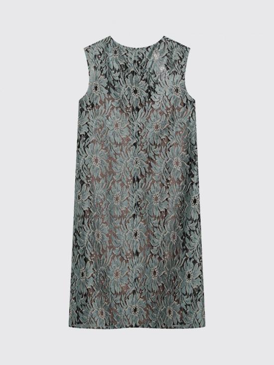 26SS 구찌 롱 원피스 857547ZAUKW 3043 Green - GUCCI