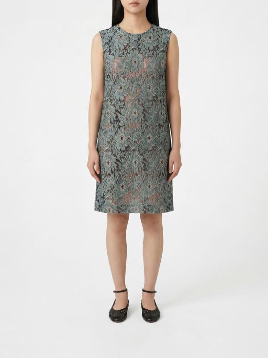 26SS 구찌 롱 원피스 857547ZAUKW 3043 Green