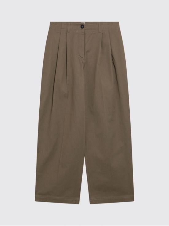 26SS 토템 팬츠 242WRB1641TFB0103 288 Brown - TOTEME