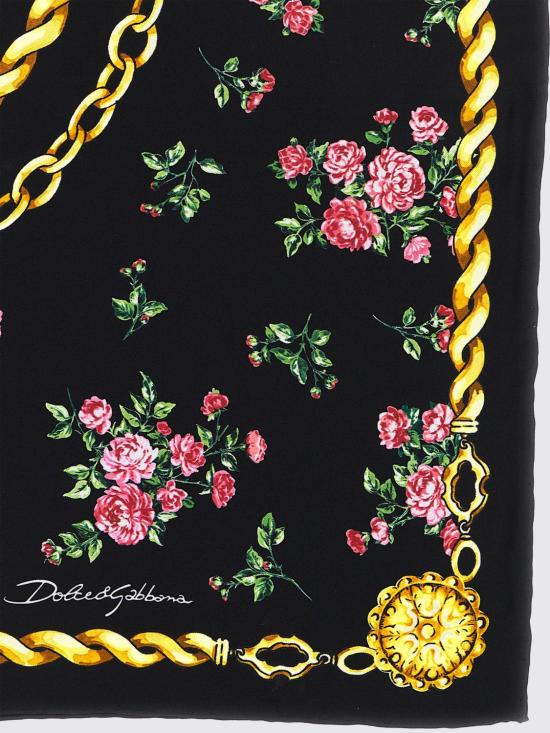 26SS 돌체앤가바나 머플러/스카프 FN090RGDDLM HN5XP Black - DOLCE & GABBANA