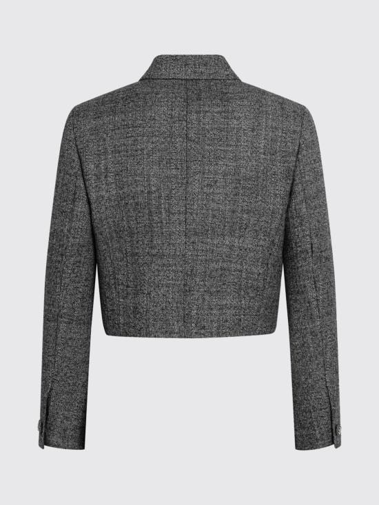 26SS 구찌 울 그리자유 재킷 846385ZATWE 1070 Grey - GUCCI