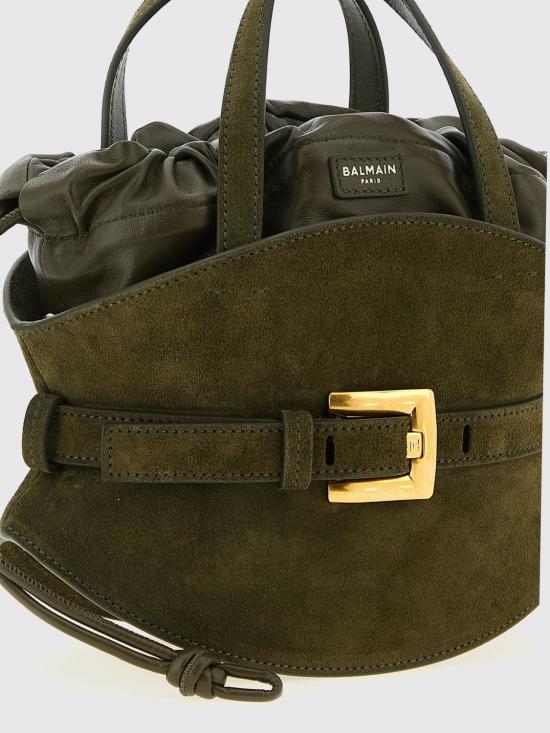 26SS 발망 토트백 GN0DP017LSDD 7AS Green - BALMAIN