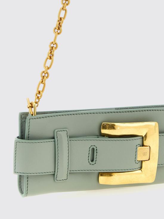 26SS 발망 숄더백 GN0LB024LSAX 7FR Green - BALMAIN