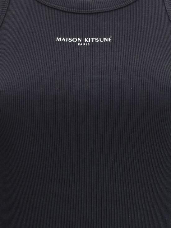 26SS 메종키츠네 롱 원피스 QW01650KA0033 P199 Black - MAISON KITSUNE