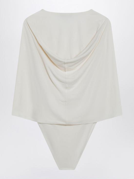 26SS 알라이아 블라우스 AA9B0426J090C 160 Cream - ALAIA
