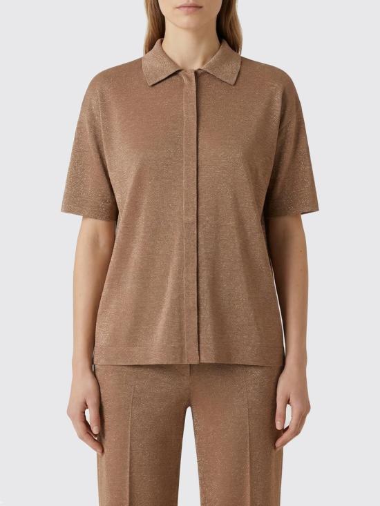 26SS 파비아나 필리피 폴로 티셔츠 MAD276F492M109 1275 Brown